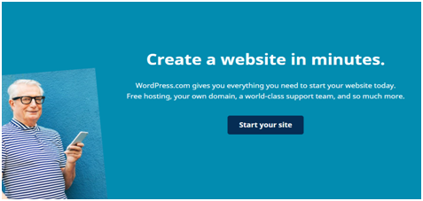 start your WordPress site 